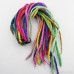 Dirty braid wig rope colorful wool felt head rope gradient color ethnic bohemian hair accessories hippie