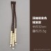 European and American hip-hop African dirty braid buckle braided accessories large hole wooden bead Bohemian headwear ethnic style hair accessories