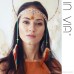 Bohemian headwear eyebrow pendant forehead decoration colorful feather hairband Tibetan ethnic style jewelry vacation invia