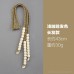 European and American hip-hop African dirty braid buckle braided accessories large hole wooden bead Bohemian headwear ethnic style hair accessories