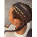 Dirty braid hoop buckle artifact hip-hop hair accessories punk hippie bohemian style headwear African black ethnic style