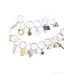 Dirty braid buckle metal ring braided ring hip-hop small braid buckle hair accessories cool punk Deng Ziqi same style