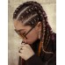 Mellad dirty braid buckle hair accessory ditch headwear cool metal ring braid hair accessory European and American braids hip-hop