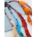 Bohemian ethnic style headdress travel photo headdress tribal headband feather hair rope hair accessories side hair clip