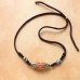 Invia retro ethnic Tibetan necklace female clavicle chain imitation dzi bead hand-woven trade Nepal forehead bracelet