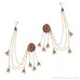 Indian Nepalese jewelry female headwear hairpin earrings retro court jewelry belly dance inlaid gemstone