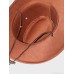 Mlad vintage western cowboy hat ethnic style mountain climbing brown wide-brimmed camping outdoor travel knight hat