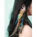 Peacock feather ethnic headwear Bohemian desert hair accessories tourism female beach headband Indian tribe