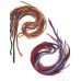 Dirty braid wig rope colorful wool felt head rope gradient color ethnic bohemian hair accessories hippie