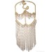 Indian belly dance jewelry female gold diamond tassel face chain covering face retro exotic style holiday nightclub performance