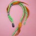 Bohemian ethnic style dirty braided headband Tibetan wig hair accessories braided feather invia vacation