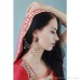 Indian Nepalese jewelry female headwear hairpin earrings retro court jewelry belly dance inlaid gemstone