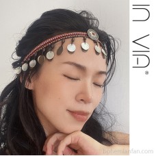 Invia retro Bohemian style Tibetan headwear tassel headband ethnic exotic grassland forehead chain