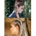 Dirty braid buckle metal ring braided ring hip-hop small braid buckle hair accessories cool punk Deng Ziqi same style