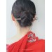 Li Yunxiao's same heavy industry silver hairpin female bun ancient style retro ethnic hair accessory costume TV drama jewelry