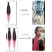 Hip-hop wind pink dirty braid boxing braid big braid wig silk braided headwear European and American cool punk metal street dance