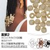 European and American hip-hop African dirty braid buckle braided accessories large hole wooden bead Bohemian headwear ethnic style hair accessories