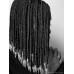 invia visual golden Egyptian style hair tail African braid dirty braid buckle end headwear hairpin stage