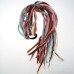 Dirty braid wig rope colorful wool felt head rope gradient color ethnic bohemian hair accessories hippie