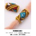 Dirty braid hoop buckle colored beads braided small decoration ethnic bohemian style headwear small braid hip-hop hair accessories