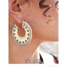 Limited edition! High-end large circle earrings women's ethnic style jewelry retro exaggerated hippie BOHO Bohemian