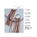 Milaad original retro leather tassel earrings ethnic style Bohemian jewelry women's long style temperament Europe and America