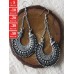 Indian jewelry ethnic bohemian style earrings 925 silver needle retro earrings female ear drops without ear holes ear clips