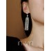 Invia ethnic jewelry luxury birdcage tassel earrings earrings set with zircon exaggerated accessories slim retro