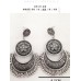 Ethnic minority earrings female retro silver tassel bohemian style jewelry exaggerated ear studs belly dance India fake