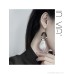 Ethnic style large earrings for women, 925 silver needle earrings, Hanfu retro style, Tibetan accessories, can be converted to clip-on earrings, invia