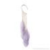 Fairy ear hanging feather earrings 2023 new trend female temperament super long without ear hole earrings exaggerated bohemian