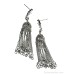 Invia ethnic jewelry luxury birdcage tassel earrings earrings set with zircon exaggerated accessories slim retro