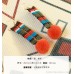 Invia Tibetan ethnic style jewelry Nepal handmade colorful long wool ball earrings literary autumn and winter retro