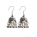 Ethnic style earrings Indian jewelry retro earrings female 925 sterling silver needle earrings simple and small Bohemian