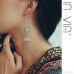 Invia retro ethnic earrings women's long tassel anti-allergic earrings Bohemian Tibetan jewelry