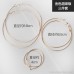 Milaad big circle earrings temperament hip-hop trendsetter net red 2023 new trend earrings European and American sexy ear jewelry