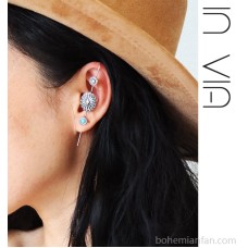 Invia bohemian piercing earrings ear bone earlobe Bohemian vacation style earrings personality ear jewelry