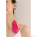 Fairy ear hanging feather earrings 2023 new trend female temperament super long without ear hole earrings exaggerated bohemian