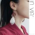 Ethnic style large earrings for women, 925 silver needle earrings, Hanfu retro style, Tibetan accessories, can be converted to clip-on earrings, invia