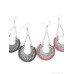 Indian jewelry ethnic bohemian style earrings 925 silver needle retro earrings female ear drops without ear holes ear clips