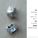 Vintage Dong ethnic style earrings female s925 silver hollow ear buckle ear hoop Tibetan silver men's couple earrings