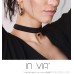 Black velvet neck chain double-layer collar necklace ins cold wind female clavicle chain neck strap net red simple choker