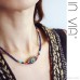 Invia Nepal Tibetan style Bohemian necklace female clavicle chain bracelet brass turquoise retro ethnic wind