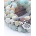 21 summer refreshing natural stone dual-use bead necklace multi-circle bracelet multi-layer men and women yoga hippie jewelry