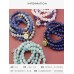 21 summer refreshing natural stone dual-use bead necklace multi-circle bracelet multi-layer men and women yoga hippie jewelry