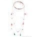 Invia Bohemian Colorful Tassel Layered Sweater Chain Vacation Wind Necklace Choker