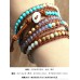 European and American bohemian boho style beaded wrap bracelet retro ethnic bracelet female hippie street vacation