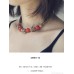 Ethnic style collar necklace female clavicle chain choker Nepalese red turquoise literary personality INVIA original