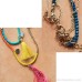 Colorful Tassel Autumn and Winter Sweater Chain Female Long Bohemian Style Jewelry Ethnic Long Necklace Layered