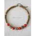 Ethnic style collar necklace female clavicle chain choker Nepalese red turquoise literary personality INVIA original